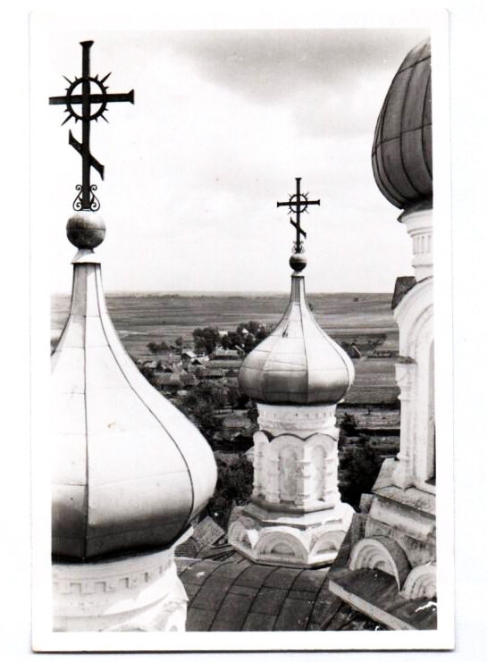 Церковь Симеона Столпника, Каменец (Каменецкий район, Беларусь, Брестская область). архивная фотография, Малые главы. Фото 1941 г. с аукциона e-bay.de
