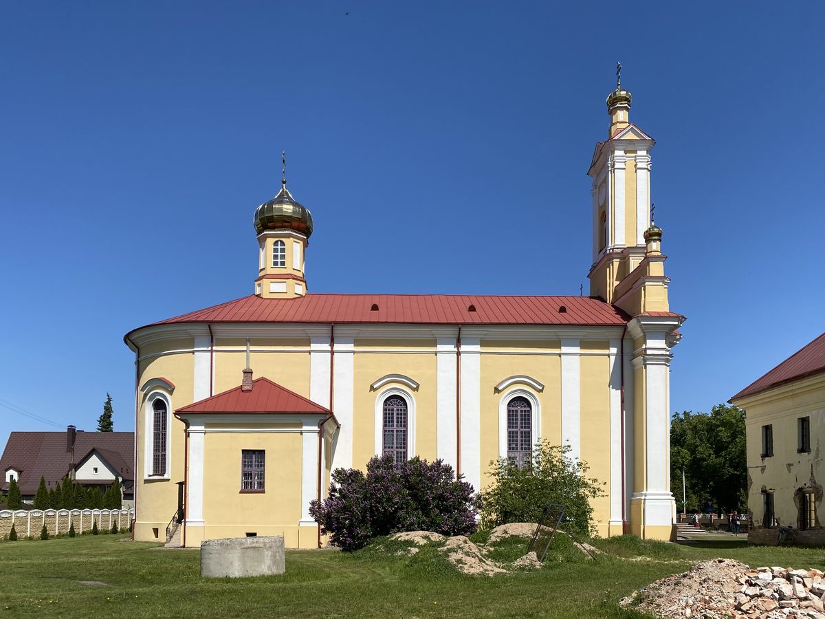 Южный фасад, фасады. Церковь Петра и Павла, Ружаны (Пружанский район, Беларусь, Брестская область)