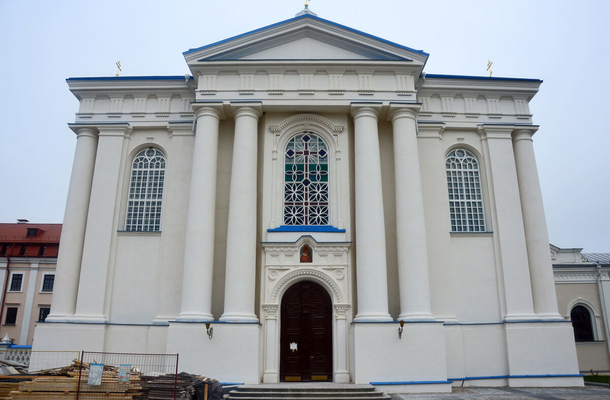 Успенский мужской монастырь. Собор Успения Пресвятой Богородицы, Жировичи (Слонимский район, Беларусь, Гродненская область). фасады
