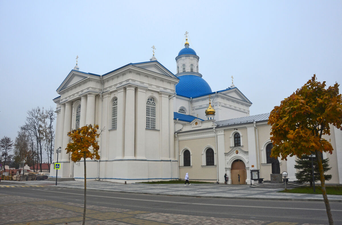 Успенский мужской монастырь. Собор Успения Пресвятой Богородицы, Жировичи (Слонимский район, Беларусь, Гродненская область). фасады