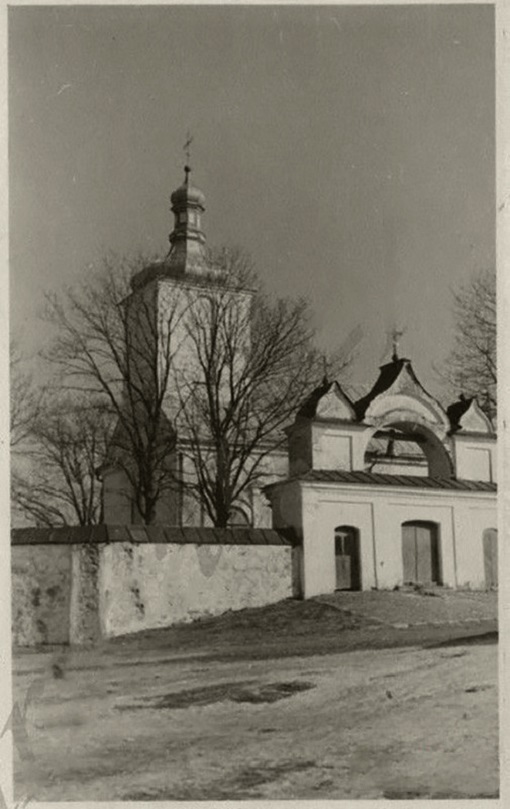 Церковь Успения Пресвятой Богородицы, Новый Свержень (Столбцовский район, Беларусь, Минская область). архивная фотография, Фото 1943 г. с аукциона e-bay.de