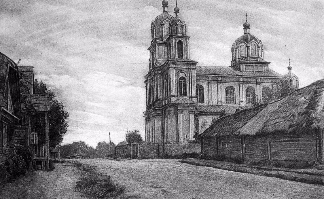 Церковь Александра Невского, Столовичи (Барановичский район, Беларусь, Брестская область). архивная фотография, Фотоснимок с фотографии сделанной летом 1916 г.