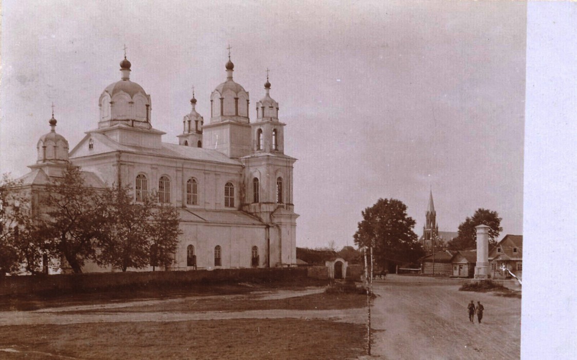 Церковь Александра Невского, Столовичи (Барановичский район, Беларусь, Брестская область). архивная фотография, Почтовая фотооткрытка 1916 г.