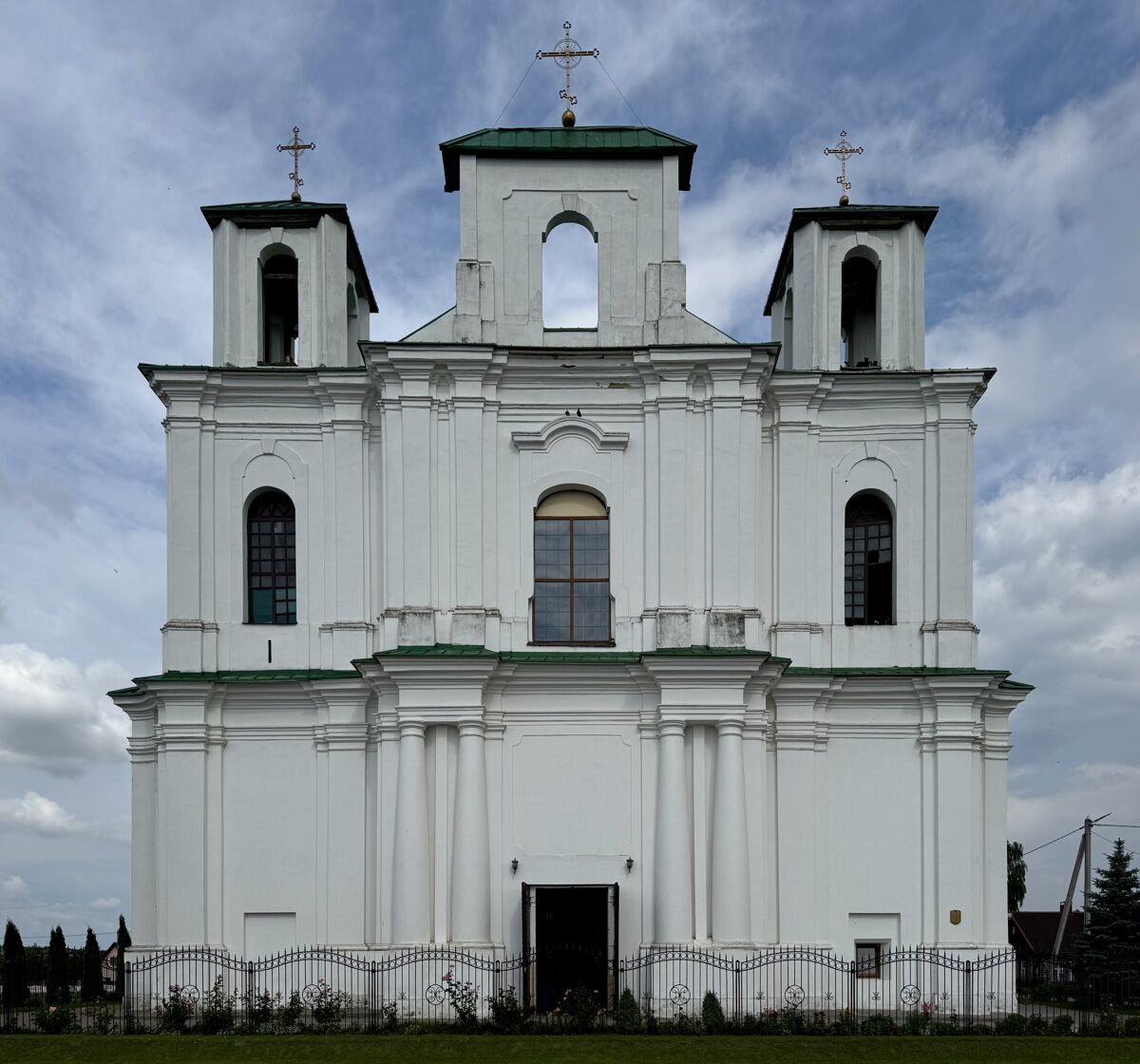 Церковь Александра Невского, Столовичи (Барановичский район, Беларусь, Брестская область). фасады, Западный фасад