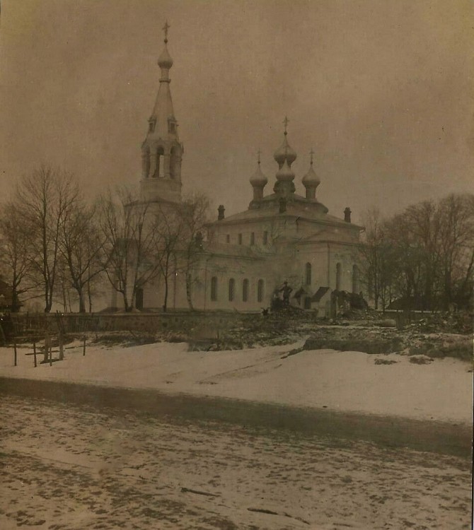 Церковь Илии Пророка, Любча (Новогрудский район, Беларусь, Гродненская область). архивная фотография, Почтовая фотооткрытка 1917 г.