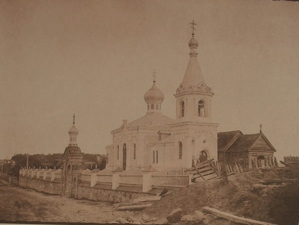 Церковь Георгия Победоносца, Гольшаны (Ошмянский район, Беларусь, Гродненская область). архивная фотография, «Хрысціянскія храмы Беларусі на фотаздымках Яна Балзункевіча (2001)» http://orda.of.by/.lib/balz/40
