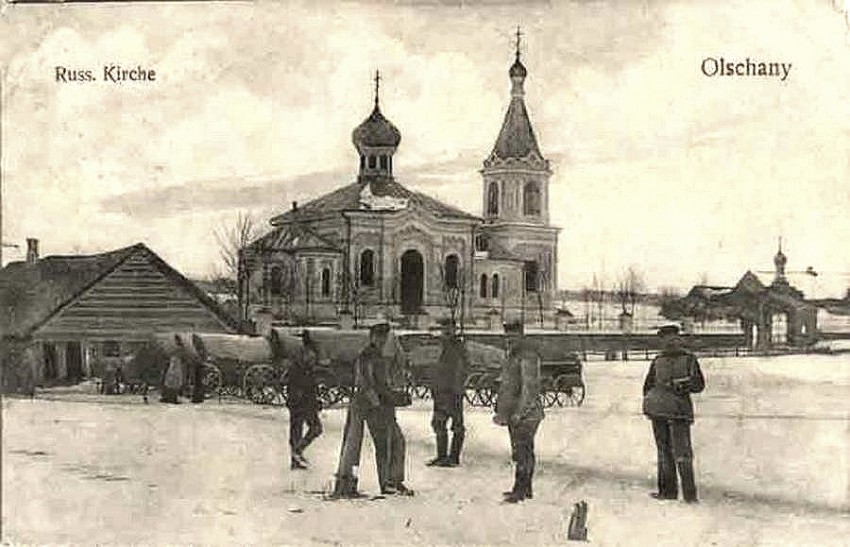 Церковь Георгия Победоносца, Гольшаны (Ошмянский район, Беларусь, Гродненская область). архивная фотография, фото с сайта http://www.radzima.org/ru/foto-albom/1424.html?id_gallery=12267
