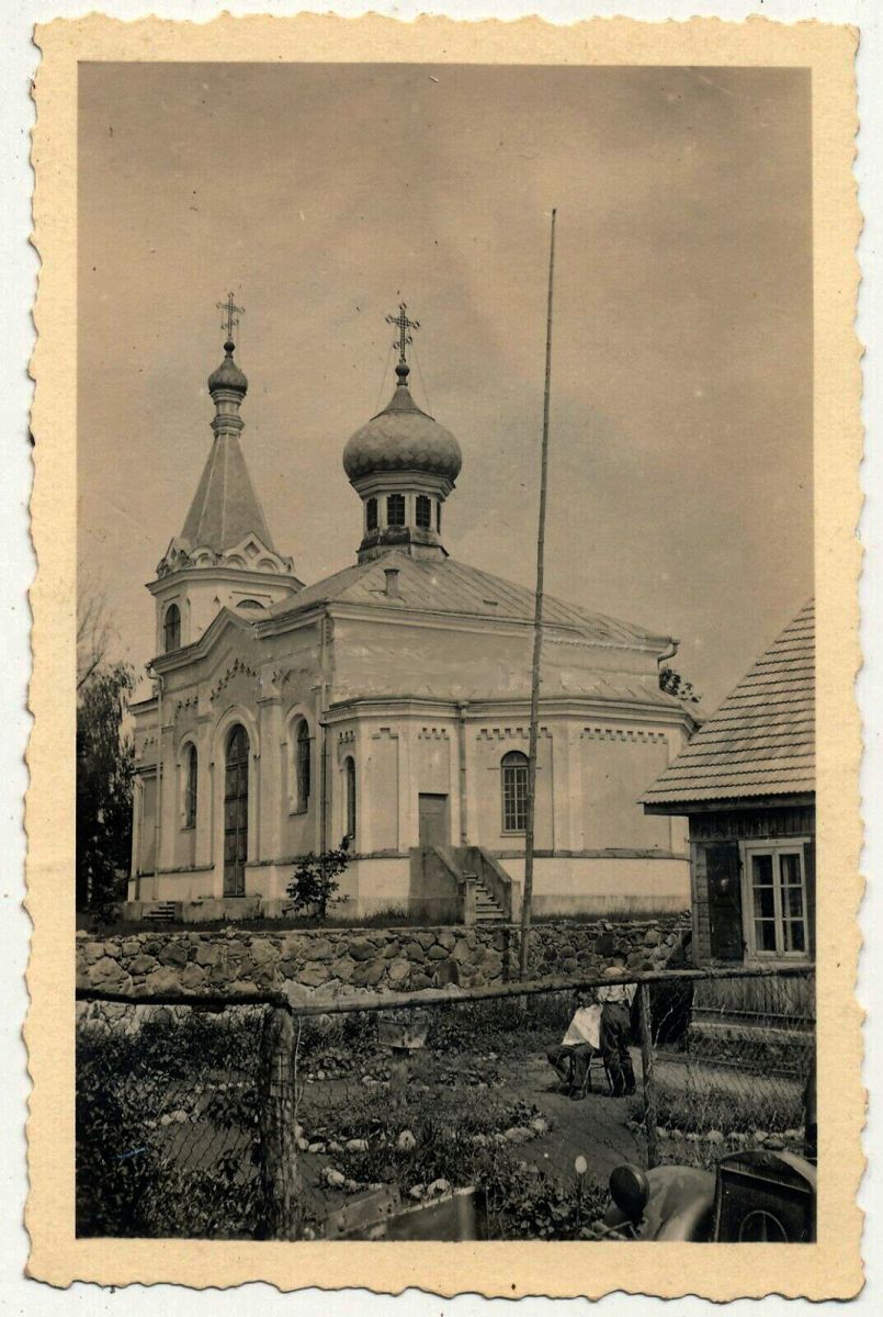 Церковь Георгия Победоносца, Гольшаны (Ошмянский район, Беларусь, Гродненская область). архивная фотография, Фото 1941 г. с аукциона e-bay.de