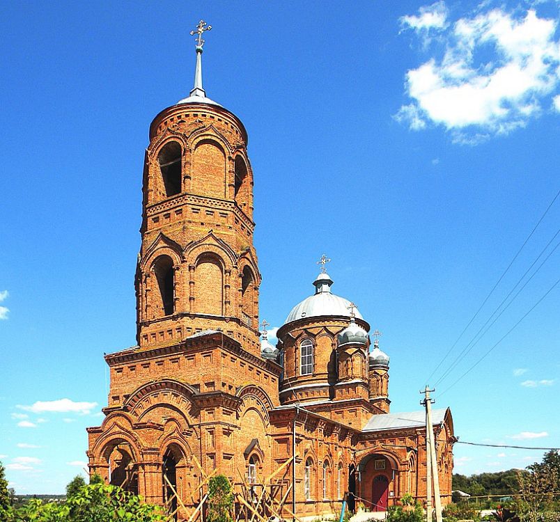 Церковь Казанской иконы Божией Матери, Латное (Семилукский район, Воронежская область). фасады