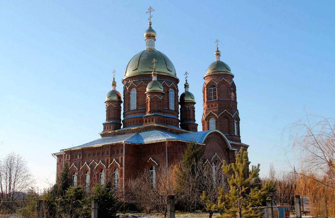 Церковь Казанской иконы Божией Матери, Латное (Семилукский район, Воронежская область). фасады, Вид с северо-востока