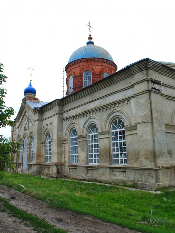 Церковь Николая Чудотворца, Бакланово (Орловский район, Орловская область). фасады, Северный фасад храма