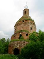 Церковь Вознесения Господня (старая), вид с востока<br>, Вознесенье, Тарусский район, Калужская область