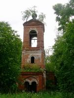 Церковь Введения во храм Пресвятой Богородицы, колокольня<br>, Введеньё, Тарусский район, Калужская область