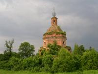 Церковь Вознесения Господня (старая), вид с севера<br>, Вознесенье, Тарусский район, Калужская область