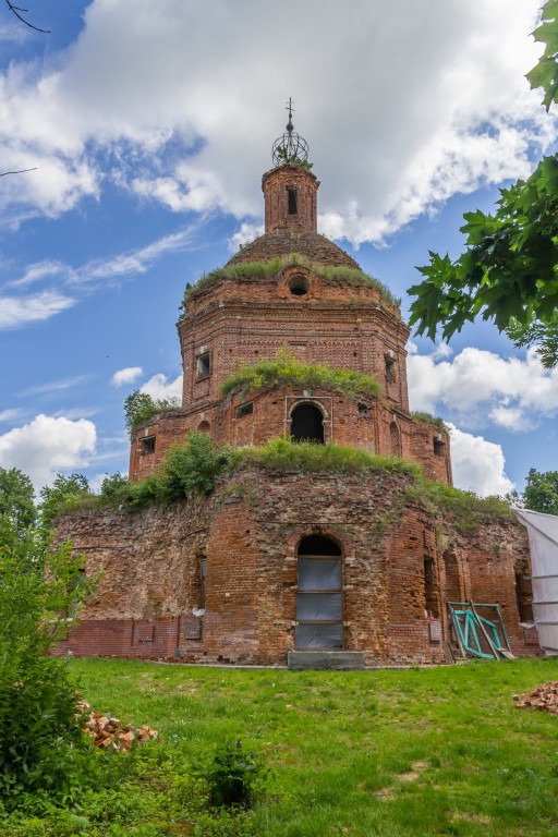 Вознесенье. Церковь Вознесения Господня (старая). фасады, Вид с востока