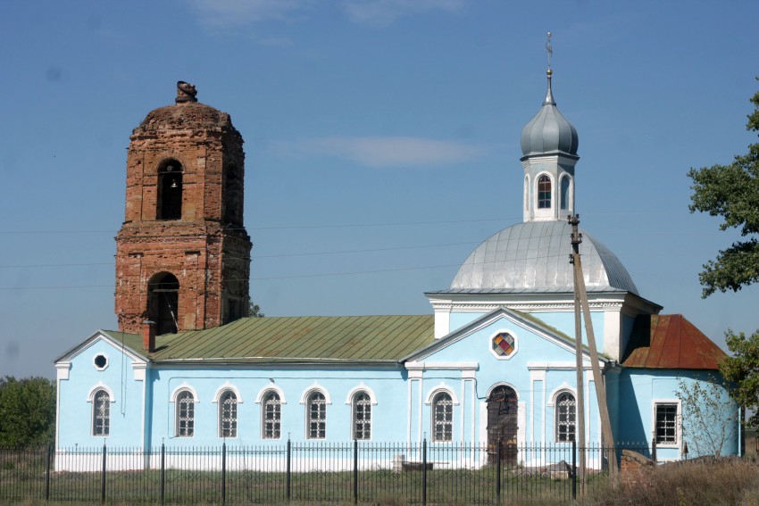 Церковь Вознесения Господня, Аношкино (Лискинский район, Воронежская область). фасады