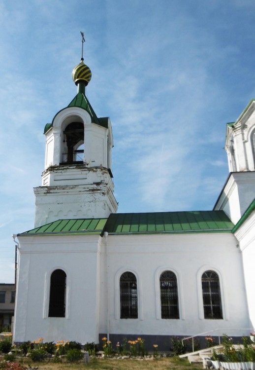 Нижняя Катуховка. Церковь Покрова Пресвятой Богородицы. фасады, Северный фасад колокольни с трапезной