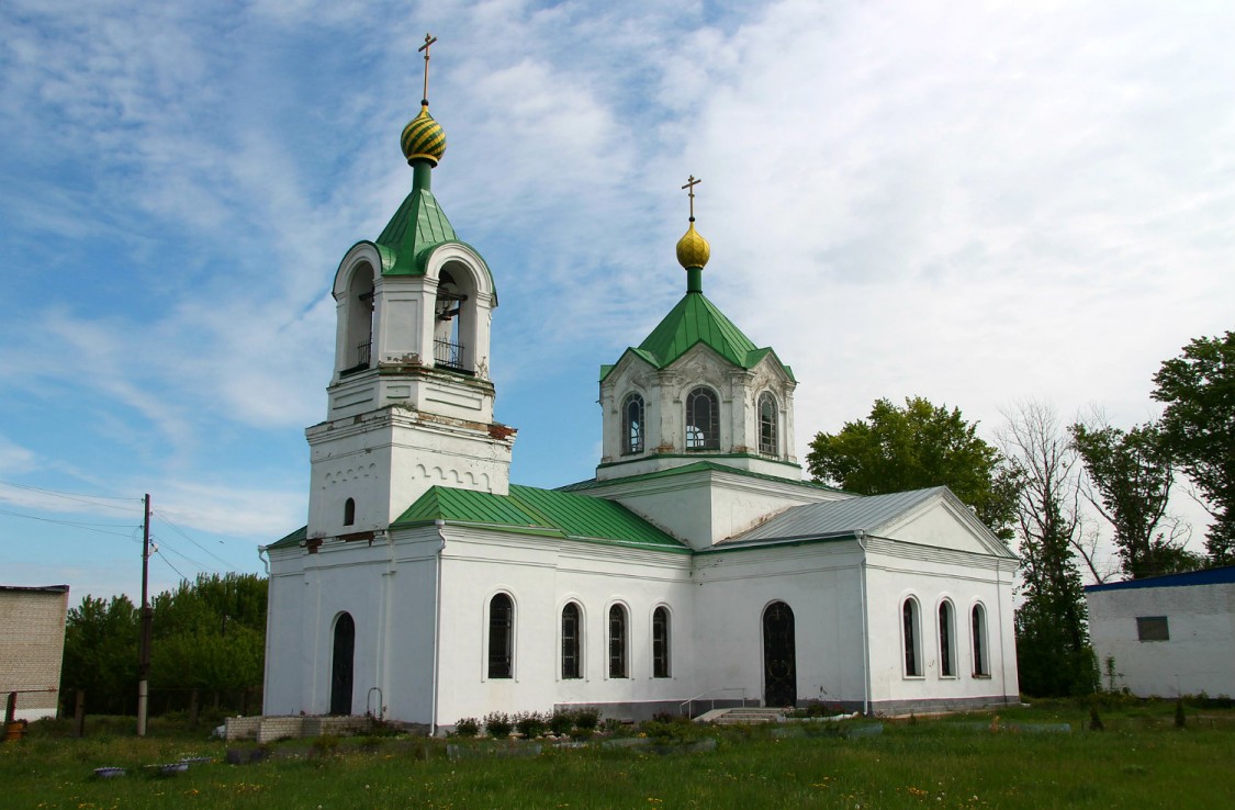 Нижняя Катуховка. Церковь Покрова Пресвятой Богородицы. фасады