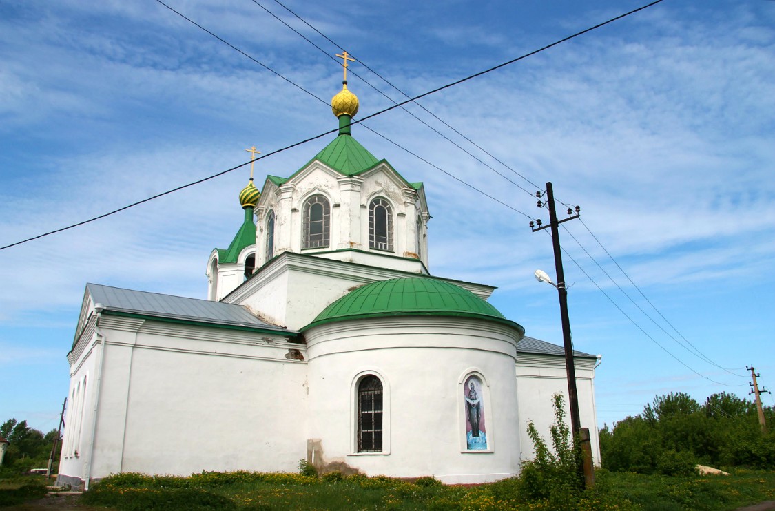 Нижняя Катуховка. Церковь Покрова Пресвятой Богородицы. фасады