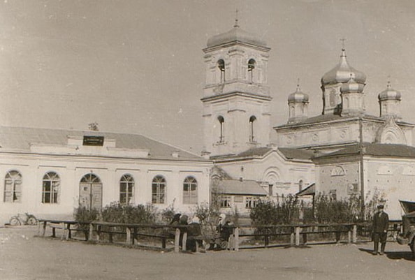 Церковь Петра и Павла, Репьёвка (Репьёвский район, Воронежская область). архивная фотография, Архивное фото, 1960 г.