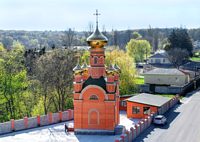 Покровская Голосеевская пустынь. Часовня Николая Чудотворца, Съемка с колокольни.<br>, Голосеев, Голосеевский район, Украина, г. Киев