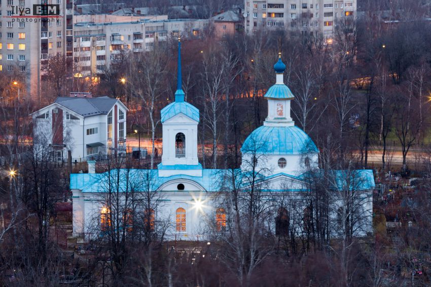 Церковь Леонтия Ростовского на Леонтьевском кладбище, Ярославль (Ярославль, город, Ярославская область). общий вид в ландшафте