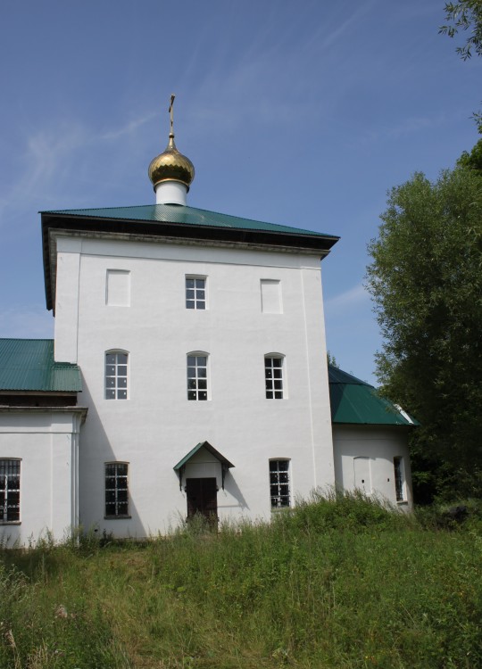 Церковь Николая Чудотворца, Алексино (Петушинский район, Владимирская область). архитектурные детали, Основной объем, вид с юга