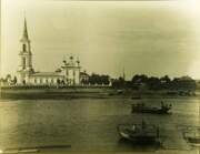 Церковь Сошествия Святого Духа, Фото 1902 г. из фондов РЭМ. (ГК № 28975466)<br>, Устюжна, Устюженский район, Вологодская область