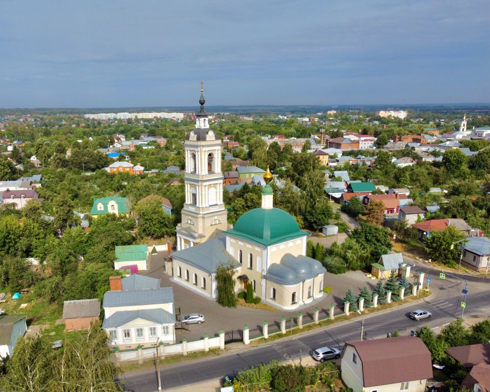 Церковь Троицы Живоначальной на Репне, Коломна (Коломенский городской округ, Московская область). общий вид в ландшафте, Вид с ЮВ