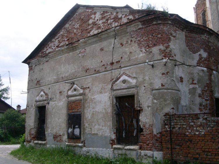 Церковь Покрова Пресвятой Богородицы, Серпухов (Серпуховский городской округ и гг. Протвино, Пущино, Московская область). архитектурные детали, фрагмент южного фасада