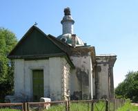 Церковь Успения Пресвятой Богородицы, Западный фасад.
Фото сделано Семеновой В.В. специально для каталога<br>, Погорелово (Гагрино), Плюсский район, Псковская область