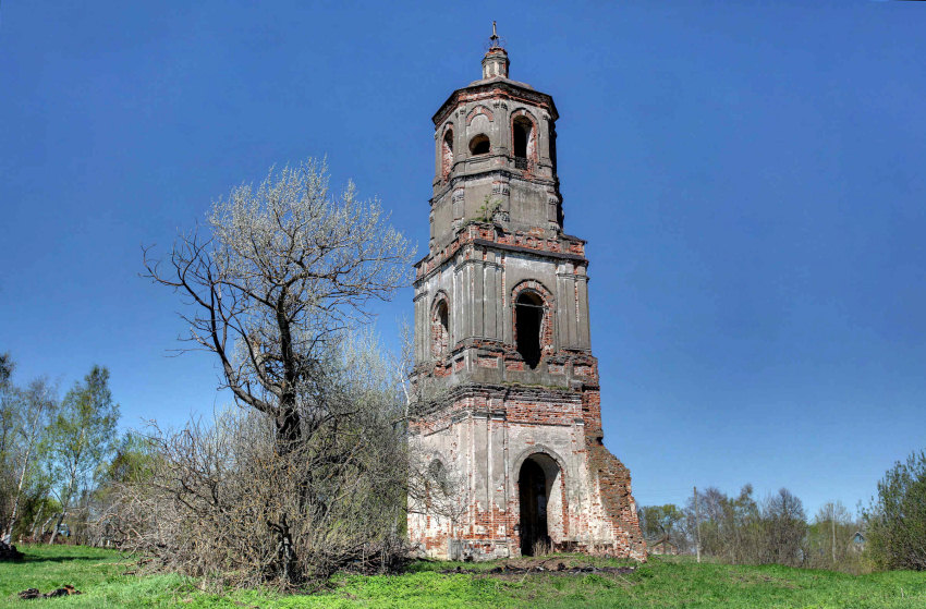 Ошурково. Колокольня церкви Михаила Архангела. фасады