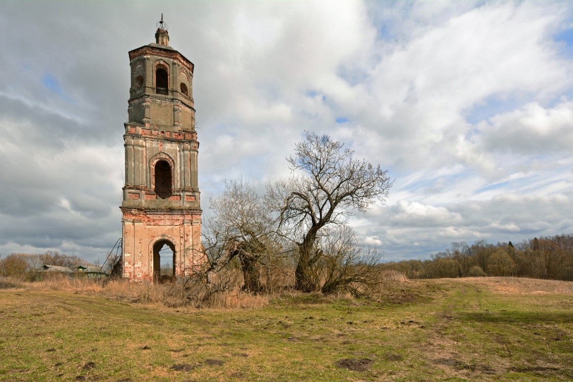 Ошурково. Колокольня церкви Михаила Архангела. фасады, Вид с запада