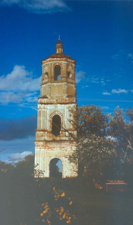Ошурково. Колокольня церкви Михаила Архангела. фасады, 1995