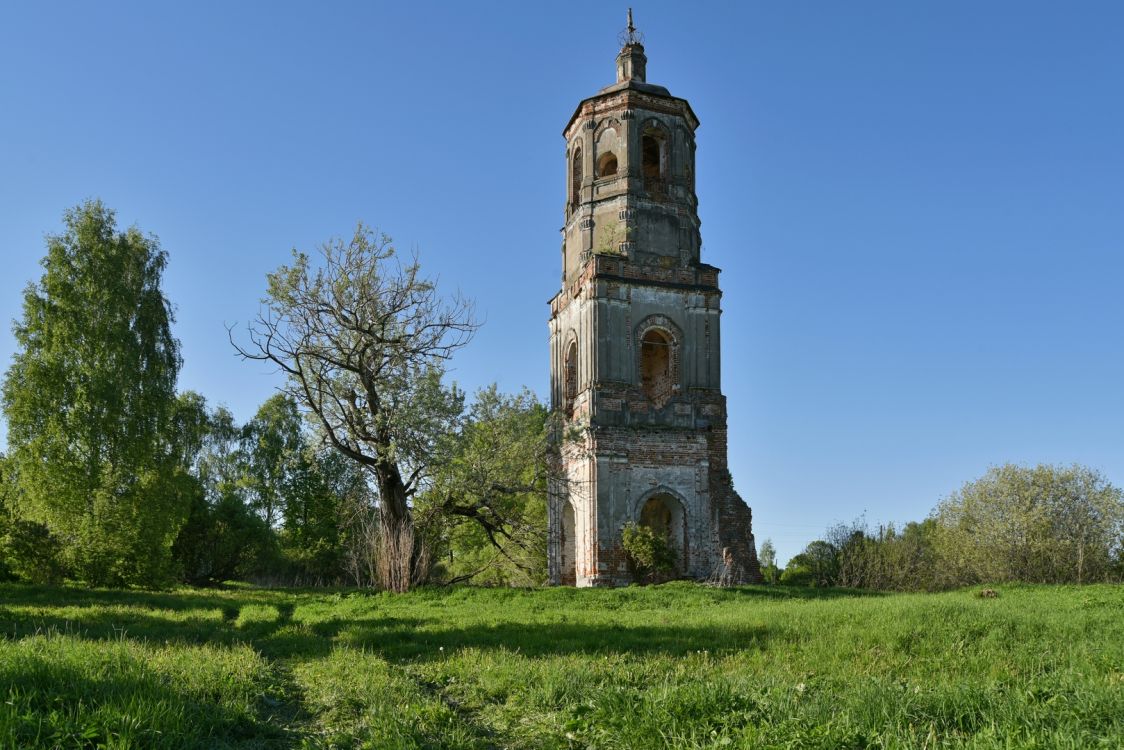 Ошурково. Колокольня церкви Михаила Архангела. фасады, Вид с юго-запада