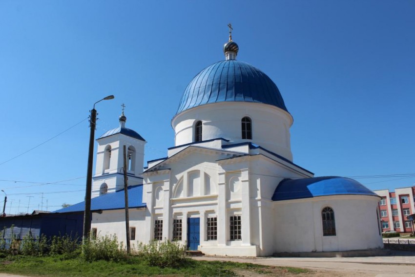 Церковь Спаса Нерукотворного Образа, Кондрово (Дзержинский район, Калужская область). фасады, Вид с юго-востока