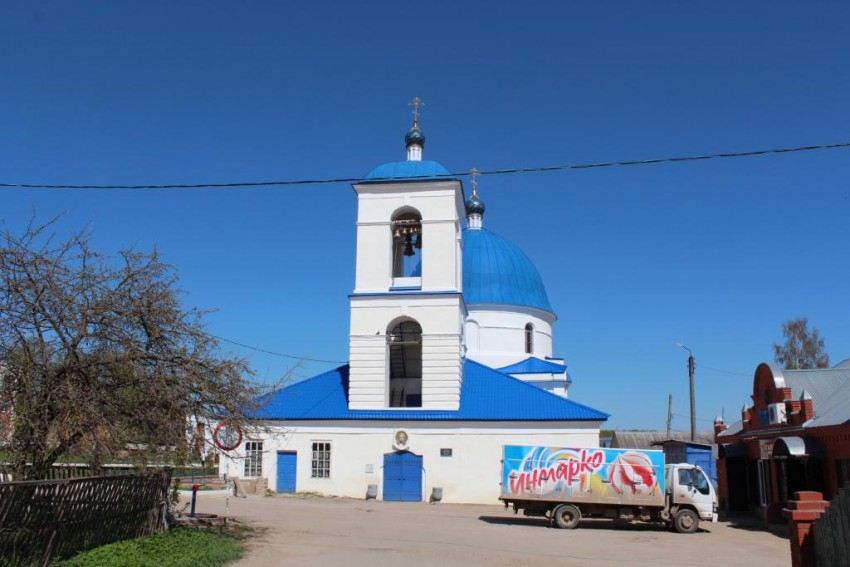 Кондрово. Церковь Спаса Нерукотворного Образа. фасады, Вид с запада