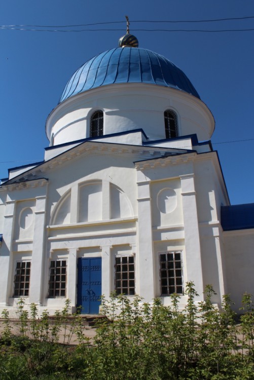 Кондрово. Церковь Спаса Нерукотворного Образа. фасады, Основной объем храма, вид с юга