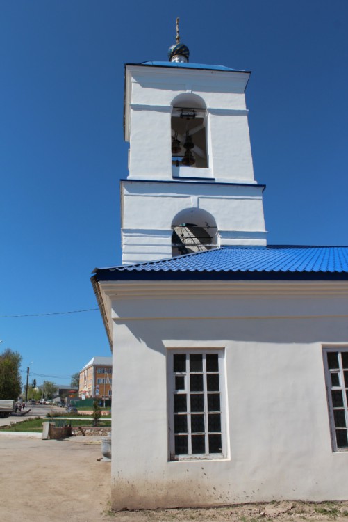 Церковь Спаса Нерукотворного Образа, Кондрово (Дзержинский район, Калужская область). фасады, Колокольня, вид с юга
