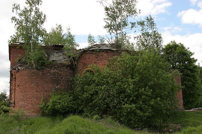 Церковь Афанасия и Кирилла, Патриархов Александрийских, Посконь (Мосальский район, Калужская область). фасады