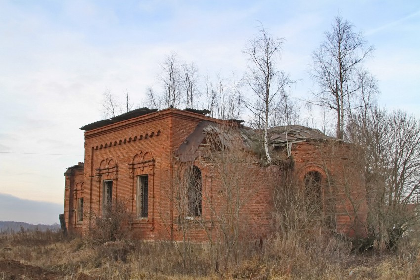 Церковь Афанасия и Кирилла, Патриархов Александрийских, Посконь (Мосальский район, Калужская область). фасады