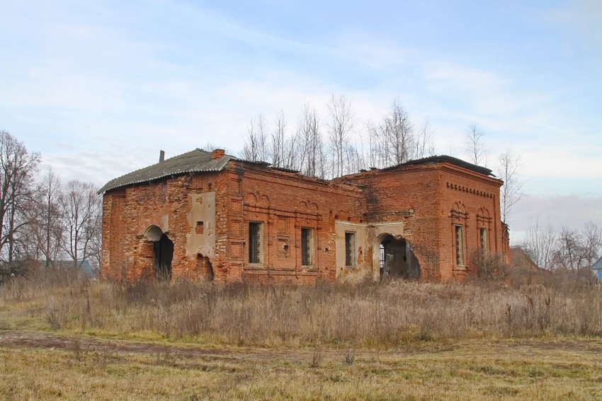 Церковь Афанасия и Кирилла, Патриархов Александрийских, Посконь (Мосальский район, Калужская область). фасады