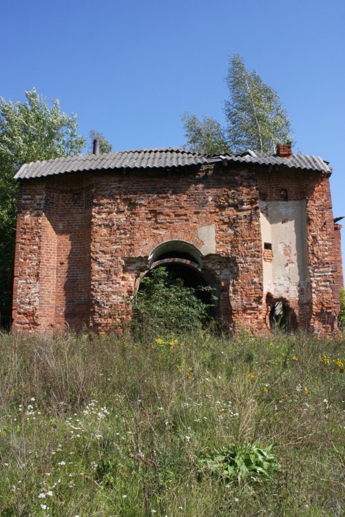 Церковь Афанасия и Кирилла, Патриархов Александрийских, Посконь (Мосальский район, Калужская область). фасады