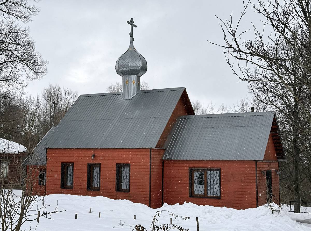 Вид с северо-запада, фасады. Церковь Екатерины великомученицы, Глазово (Серпуховский городской округ и гг. Протвино, Пущино, Московская область)