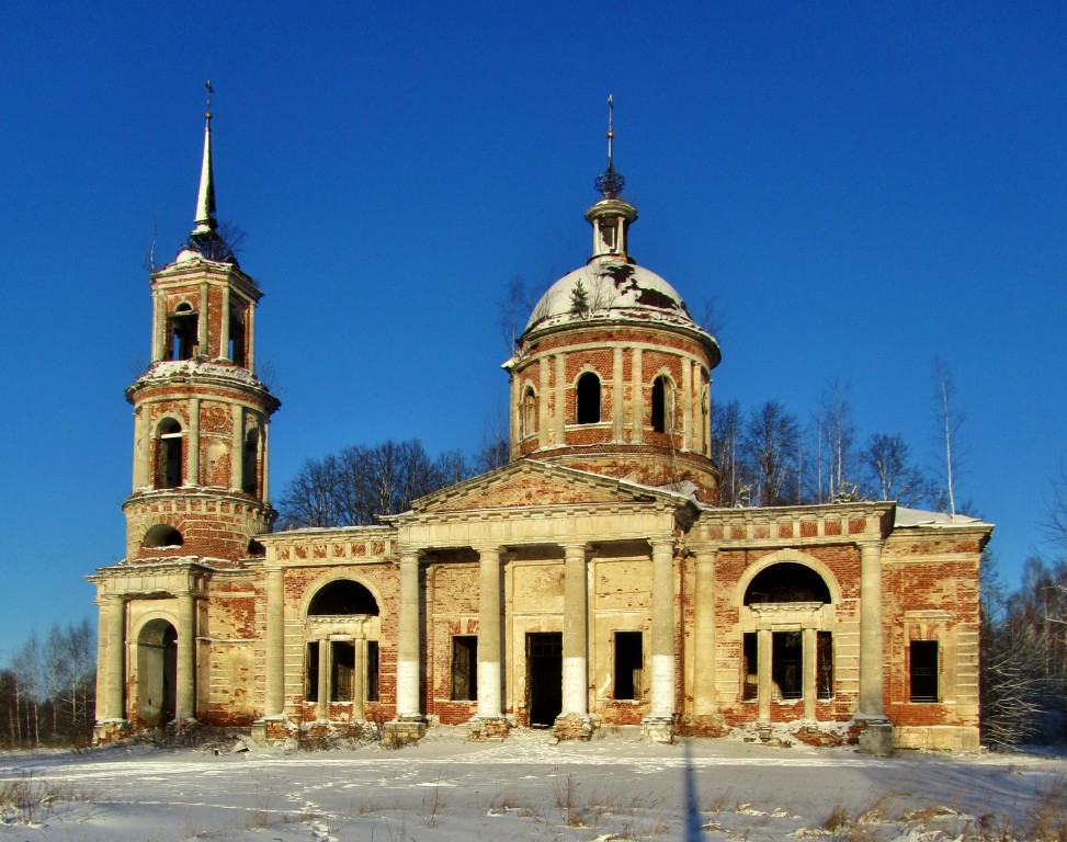 Елпатьево. Церковь Вознесения Господня. фасады, юго-западный фасад