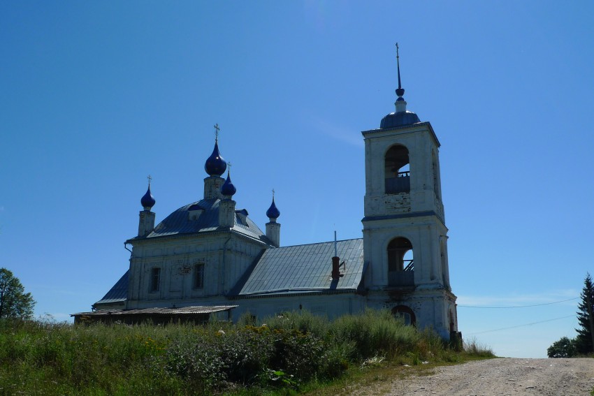 Церковь Казанской иконы Божией Матери, Рахманово (Переславский район и г. Переславль-Залесский, Ярославская область). фасады, Вид с севера