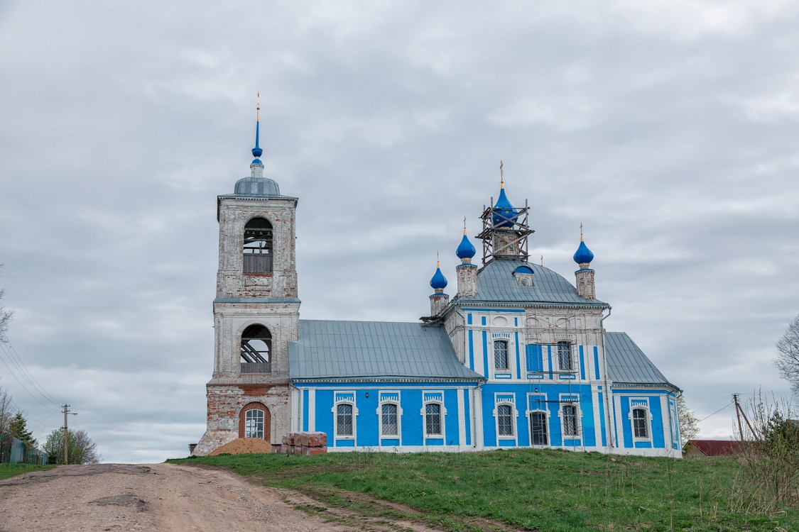 Церковь Казанской иконы Божией Матери, Рахманово (Переславский район и г. Переславль-Залесский, Ярославская область). фасады