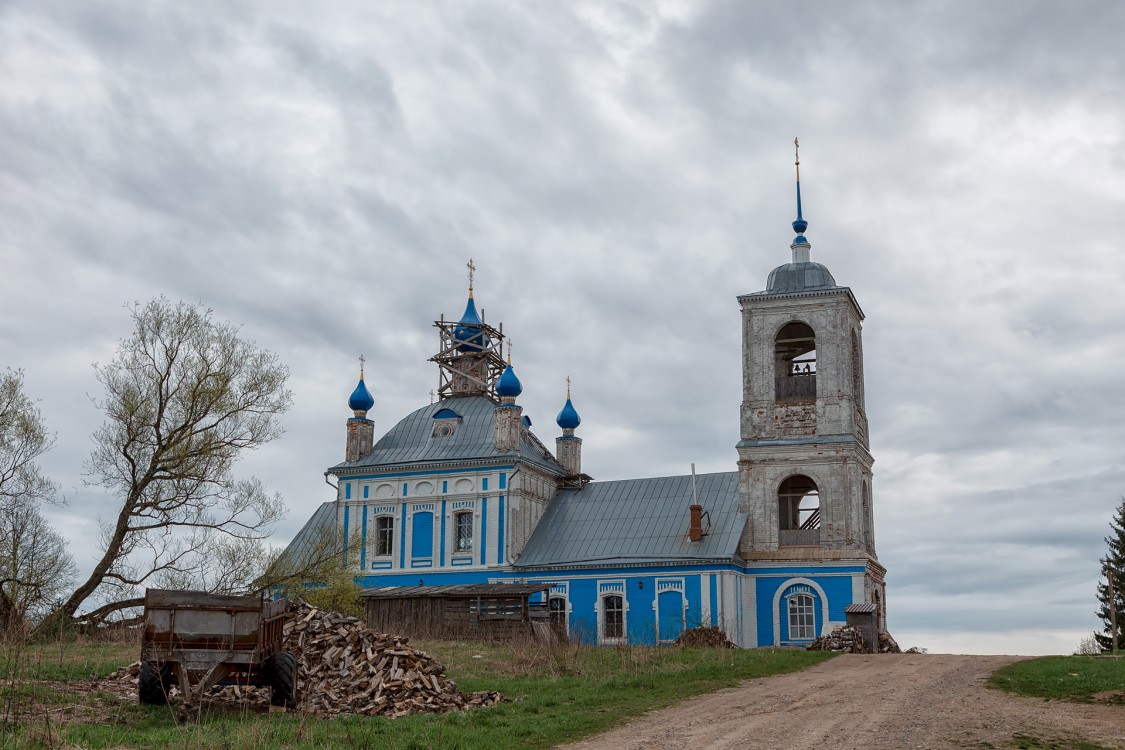 Рахманово. Церковь Казанской иконы Божией Матери. фасады