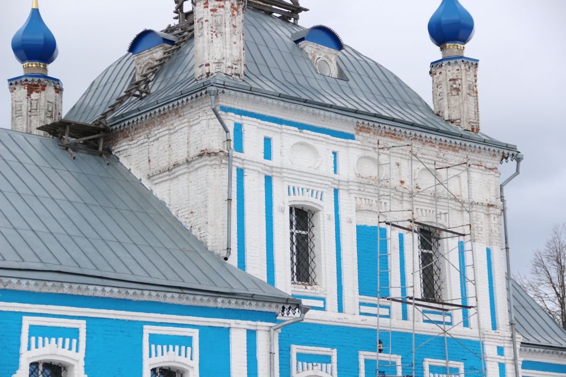 Церковь Казанской иконы Божией Матери, Рахманово (Переславский район и г. Переславль-Залесский, Ярославская область). архитектурные детали