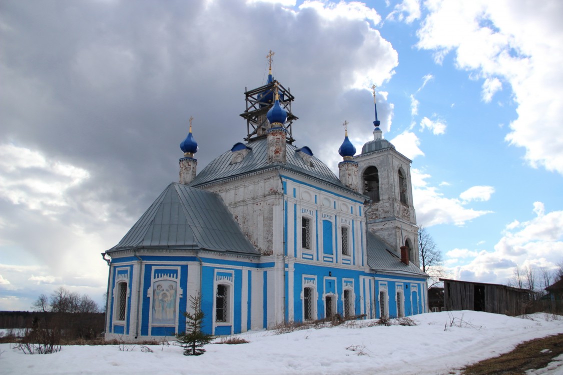 Церковь Казанской иконы Божией Матери, Рахманово (Переславский район и г. Переславль-Залесский, Ярославская область). фасады